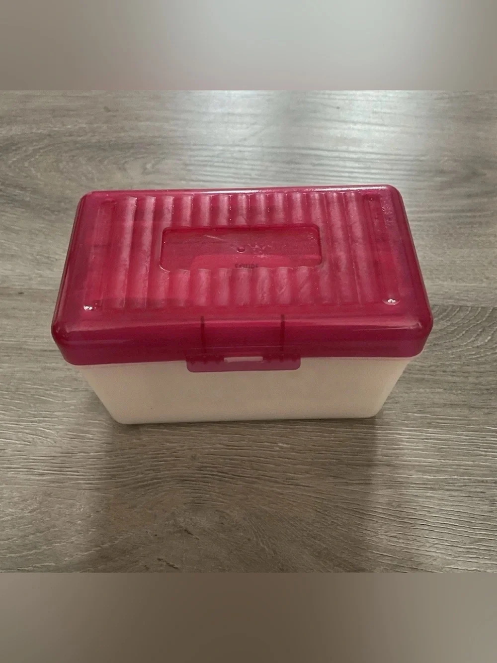 Vintage Recipe Box with Tons Of Hand Written & Clipped Recipes Mid-Century Pink